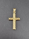 14k Gold Pendant - Cross