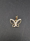 14k Gold Pendant - Butterfly