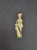 14k Gold Pendant - San Judas