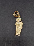 14k Gold Pendant - San Judas