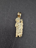 14k Gold Pendant - San Judas