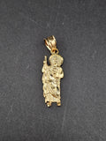 14k Gold Pendant - San Judas
