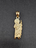14k Gold Pendant - San Judas