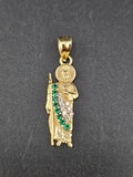 14k Gold Pendant - San Judas