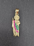 14k Gold Pendant - San Judas