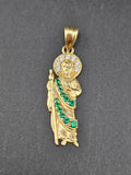 14k Gold Pendant - San Judas