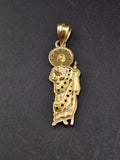 14k Gold Pendant - San Judas