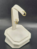 14K Gold Earrings - Huggie Hoops