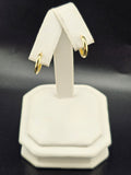 14K Gold Earrings - Huggie Hoops