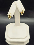 14K Gold Earrings - Huggie Hoops