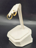 14K Gold Earrings - Huggie Hoops