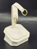 14K Gold Earrings - Huggie Hoops