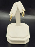 14K Gold Earrings - Huggie Hoops