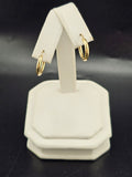 14K Gold Earrings - Huggie Hoops