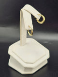 14K Gold Earrings - Huggie Hoops