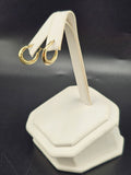 14K Gold Earrings - Huggie Hoops