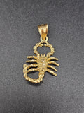 14k Gold Pendant - Scorpion