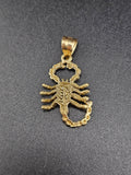 14k Gold Pendant - Scorpion