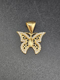 14k Gold Pendant - Butterfly