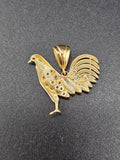 14k Gold Pendant - Rooster