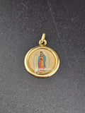 14k Gold Pendant - Virgin Mary