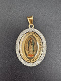 14k Gold Pendant - Virgin Mary