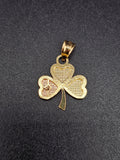 14k Gold Pendant - Hearts
