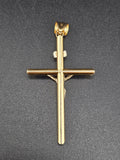 14k Gold Pendant - Jesus on Cross