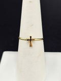 14K Gold Ring - Cross