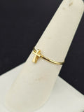 14K Gold Ring - Cross