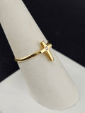 14K Gold Ring - Cross