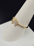 14K Gold Ring - Elephant