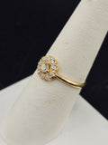 14K Gold Ring - Flower