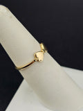 14K Gold Ring - Hearts Bow