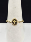 14K Gold Ring - Cross
