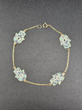 14k Gold Bracelet - Hamsa Hand
