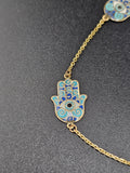14k Gold Bracelet - Hamsa Hand