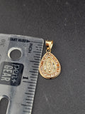 14k Gold Pendant - Virgin Mary