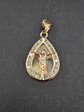 14k Gold Pendant - Jesus