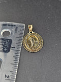 14k Gold Pendant - San Judas