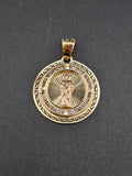 14k Gold Pendant - San Judas