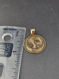 14k Gold Pendant - San Judas
