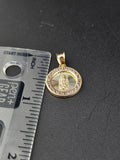14k Gold Pendant - Virgin Mary