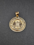 14k Gold Pendant - Virgin Mary