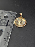 14k Gold Pendant - Virgin Mary