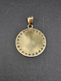 14k Gold Pendant - Virgin Mary