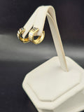 14K Gold Earrings - Huggie Hoops