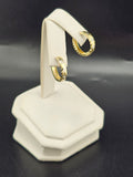 14K Gold Earrings - Huggie Hoops
