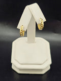 14K Gold Earrings - Huggie Hoops