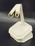 14K Gold Earrings - Huggie Hoops